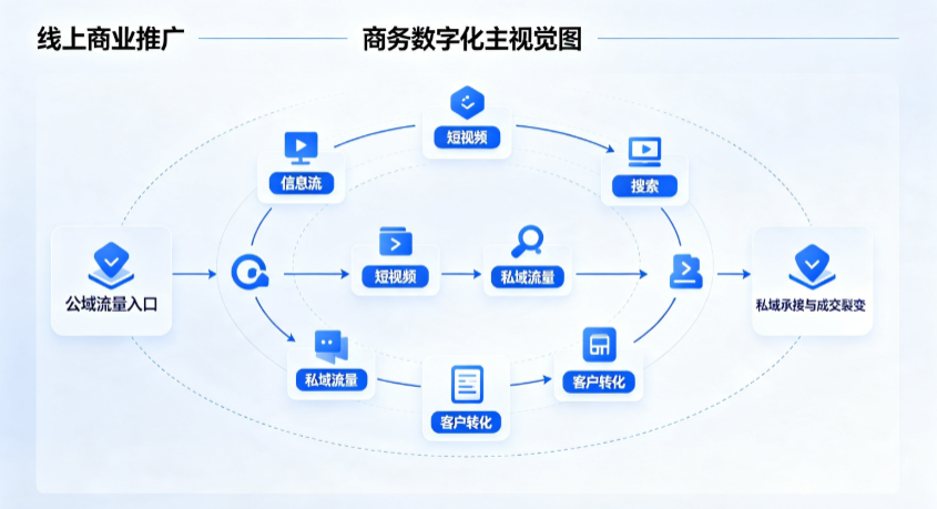 麒麟区线上商业推广怎么做？全域流量闭环搭建与低成本转化实战指南